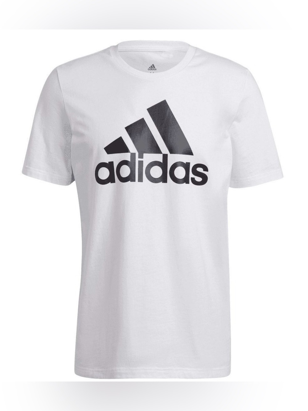 Adidas Essentials Big Logo T-Shirt Men’s M White Black NWT